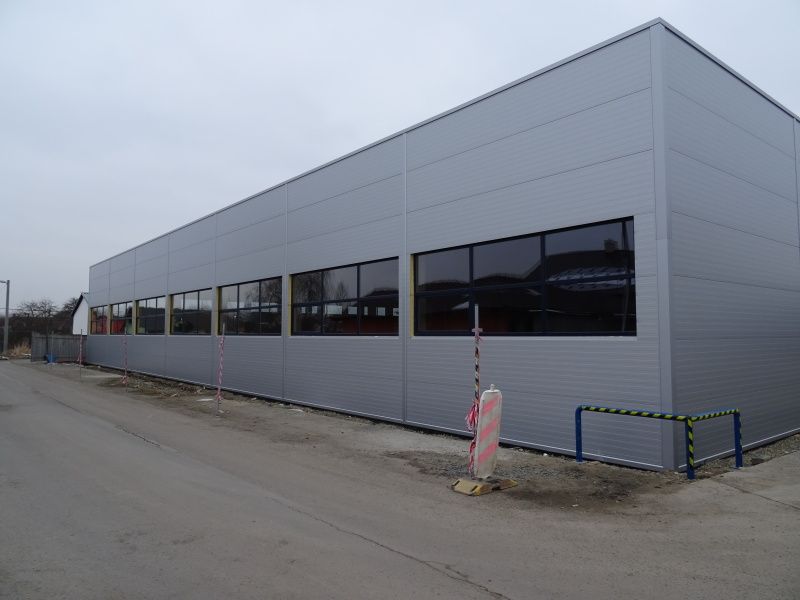 Montovaná hala pro Aluminium Mould Production a.s.
